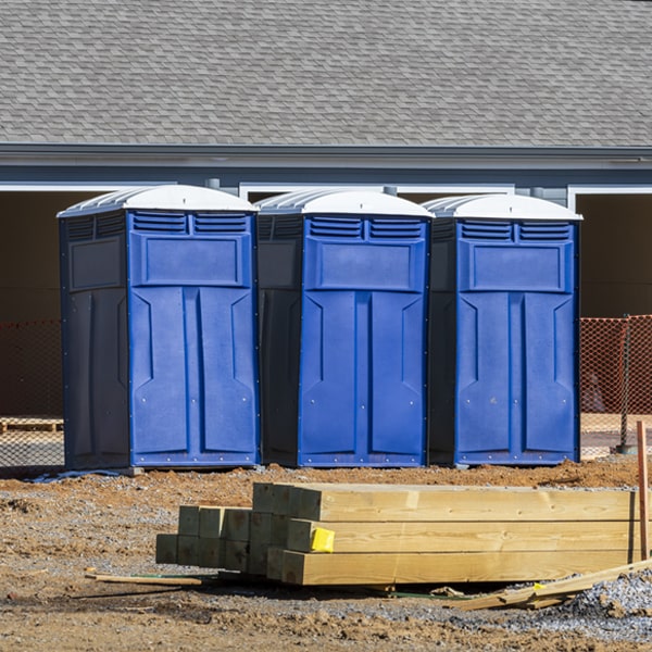 are there any restrictions on what items can be disposed of in the portable toilets in Cameron WV